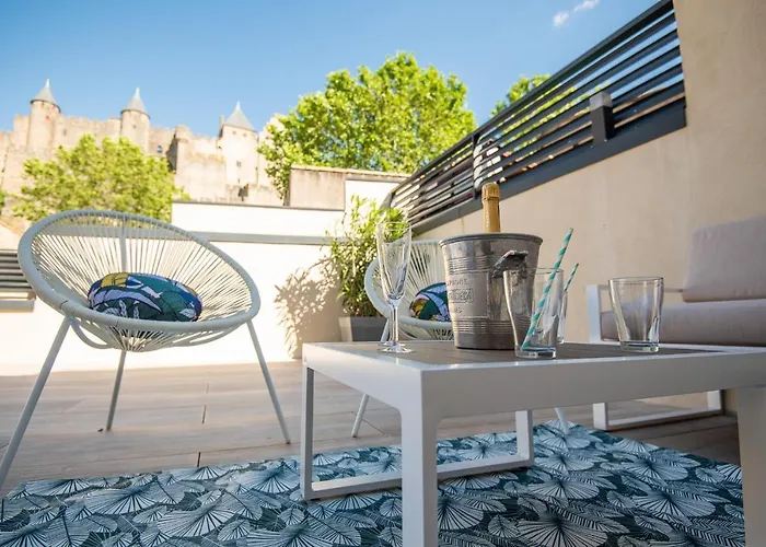 Apartamento La Terrasse De La Tour Pinte. Carcasona